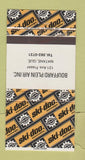 Matchbook Cover - Ski Doo Snowmobiles Matane QC Bouffard Plein 30 Strike