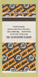 Matchbook Cover - Ski Doo Snowmobiles Montmorency QC 30 Strike