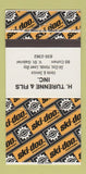 Matchbook Cover - Ski Doo Snowmobiles H Turenne St Gabriel QC 30 Strike