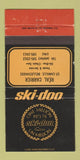 Matchbook Cover - Ski Doo Snowmobiles 1973 Bellechasse QC 30 Strike