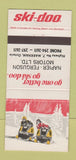Matchbook Cover - Ski Doo Snowmobiles Markham ON Napier Ferguson 30 Strike