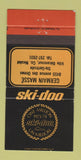 Matchbook Cover - Ski Doo Snowmobiles 1973 Nicolet QC Ville Becancour 30 Strike