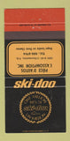 Matchbook Cover - Ski Doo Snowmobiles L'Assomption QC 1973 30 Strike