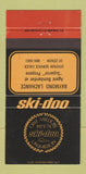 Matchbook Cover - Ski Doo Snowmobiles St Zenon QC 1973 30 Strike