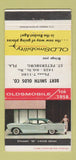 Matchbook Cover - 1958 Oldsmobile Bert Smith St Petersburg FL WEAR 30 Strike