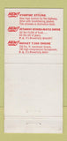 Matchbook Cover - 1956 Oldsmobile Clipp's Dallastown PA 30 Strike