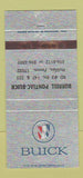 Matchbook Cover - Burrell Pontiac Buick Halifax PA WEAR 30 Strike
