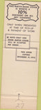 Matchbook Cover - Maidman Laundry Philadelphia PA orange