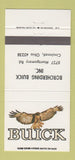 Matchbook Cover - Borcherding Buick Cincinnati OH 30 Strike