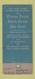 Matchbook Cover - Steuben Vienna Room The Cave Boston MA girlie 30 Stick