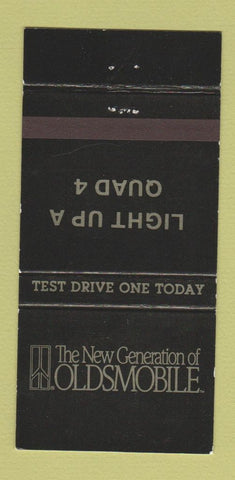 Matchbook Cover - Oldsmobile Quad 4 1990 30 Strike