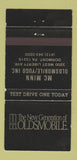 Matchbook Cover - Oldsmobile McMInn Yugo Dormont PA 30 Strike