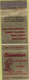 Matchbook Cover - Cimarron Restaurant Klamath Falls OR cactus