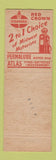Matchbook Cover - Standard oil gas Elm