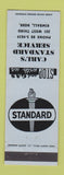 Matchbook Cover - Carl's Standard oil gas Kimball NE