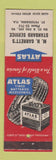 Matchbook Cover - Atlas Tires MH Garrett's Standard oil gas St Petersburg FL