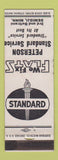 Matchbook Cover - Peterson Standard oil gas Bemidji MN WEAR