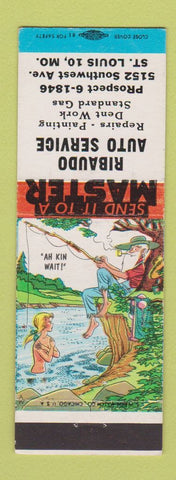 Matchbook Cover - Ribaudo Auto Service St Louis MO hillbilly