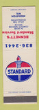 Matchbook Cover - Bennett's Standard oil gas Middleton WI