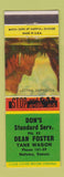 Matchbook Cover - Don's Standard oil gas Natoma KS