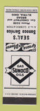 Matchbook Cover - Seal's Sunoco oil gas Elyria OH