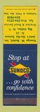 Matchbook Cover - George Bedell Sunoco Big Indian NY oil gas