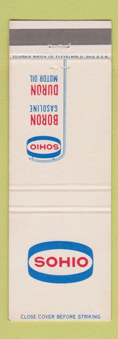 Matchbook Cover - Sohio oil gas Boron Duron