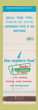 Matchbook Cover - Sinclair oil gas Truflame LP Tulsa OK