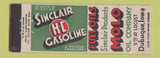 Matchbook Cover - Sinclair oil gas Molo Dubuque IA