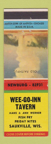 Matchbook Cover - Wee Go Inn Tavern Saukville WI