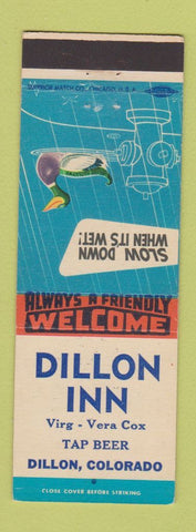 Matchbook Cover - Dillon Inn Colorado