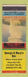 Matchbook Cover - George & Mary's Bar Kansas City MO WEAR