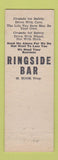 Matchbook Cover - Ringside Bar Muskegon MI