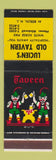 Matchbook Cover - Lucien's Old Tavern Berlin NJ