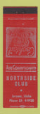 Matchbook Cover - Northside Club Jerome ID