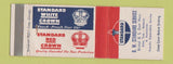 Matchbook Cover - Standard oil gas BW Burton MI