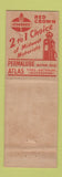 Matchbook Cover - Standard oil gas BW Burton MI