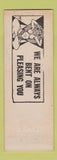 Matchbook Cover - Wackett's Standard oil gas Watertown WI