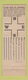 Matchbook Cover - Dickerhoof Motors Standard oil gas Butler IN