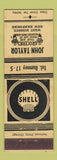 Matchbook Cover - John Taylor Grocery Store Shell oil gas West Rumney NH