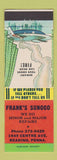 Matchbook Cover - Frank's Sunoco oil gas Reading PA