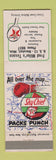 Matchbook Cover - Fred Miller's Texaco oil gas Marshall MI