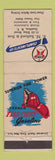 Matchbook Cover - EM Safford Texaco oil gas Hamilton NY