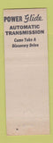 Matchbook Cover - Pfau Chevrolet Sharon PA