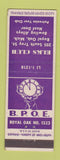 Matchbook Cover - Elks Lodge Club Royal Oak MI