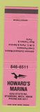 Matchbook Cover - Howard's Marina Johnson Boat Motors Standish MI