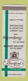 Matchbook Cover - Bradford Hotel Boston MA