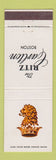Matchbook Cover - Ritz Carlton Boston MA hotel