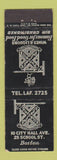 Matchbook Cover - Purcell's Restaurant Boston MA