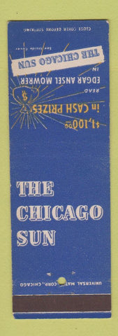 Matchbook Cover - Chicago Sun Times Newspaper IL Edgar Answel Mowrer